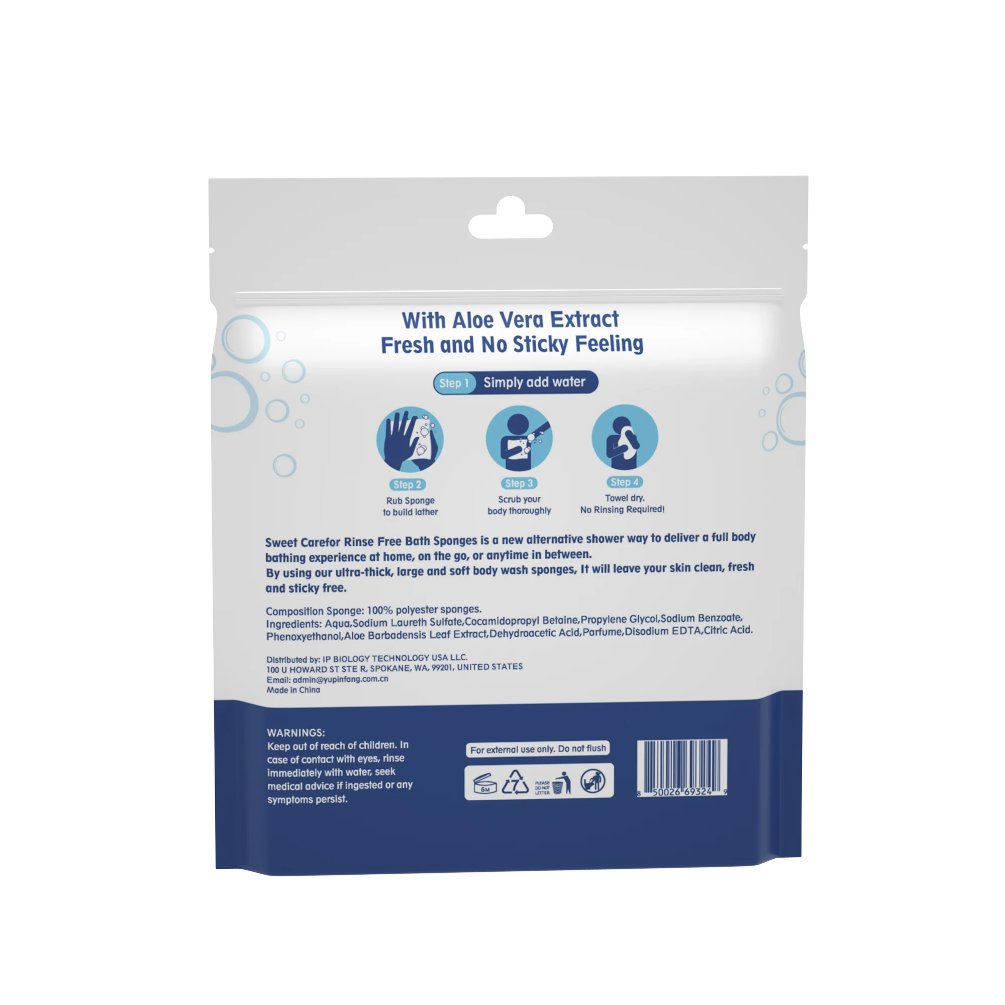 Rinse Free Bath Sponges For Bathing shampooing Very Convent Totravel Rinse Free Bath Sponges For Bathing shampooing Very Convent Totravel
