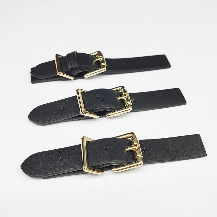 YN 2025 Trendy Fashion Custom Adjustable Black Leather Strap for Hat Cap  Snapback Strap Replacement Dad Hat Black Strap