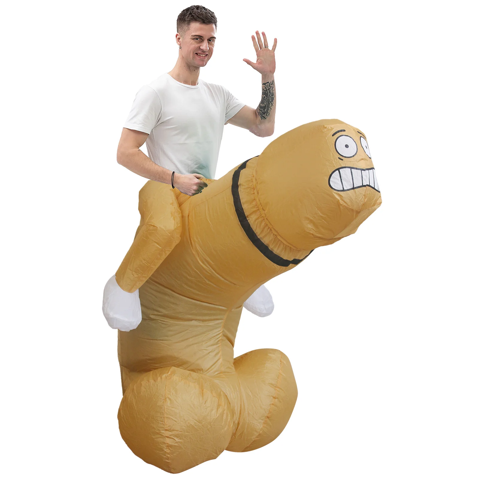 Halloween Cosplay Inflatable Pecker Adult Fancy Dress Big Cock Rider Blow  Up Penis Costume For Halloween Party| Alibaba.com