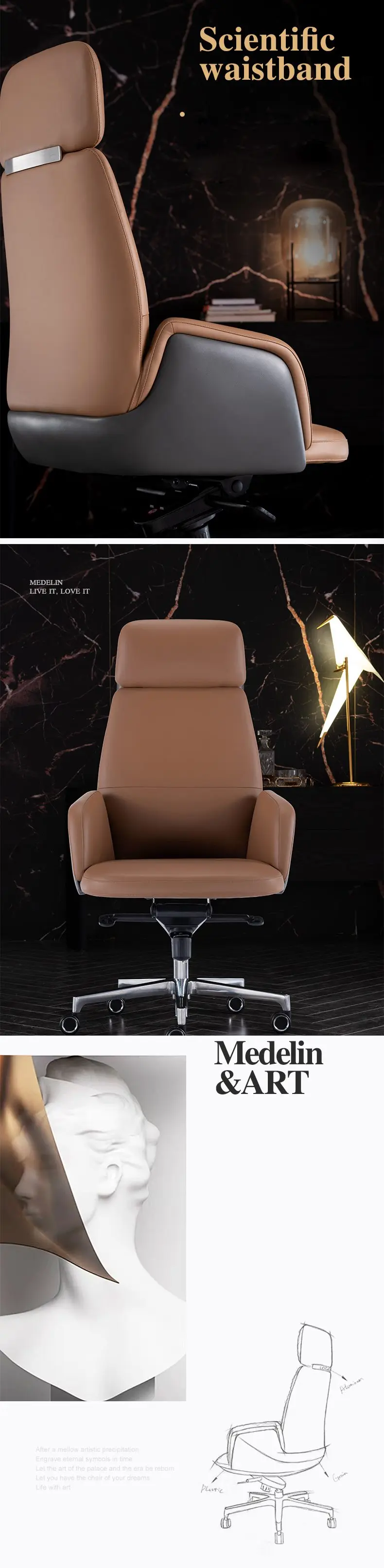 product modern design high end leather luxury executive chair-59