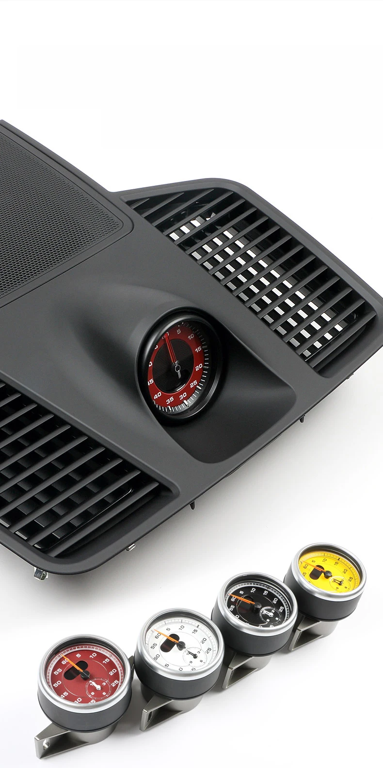 High Quality Dashboard Speedometer Clock Stopwatch for for 2011-2017 Macan Panamera Black Red White Yellow Plug Play