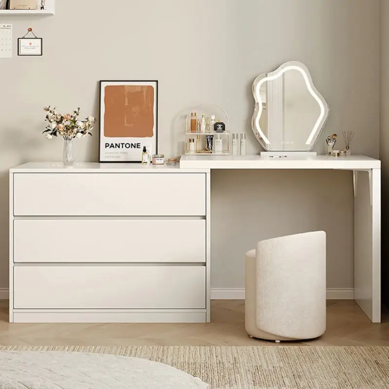 Nordic Desk Long Narrow Multifunctional Desk Against the Wall
