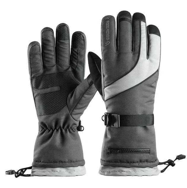 Mens Waterproof Windproof Ski Snowboard Gloves 3M Thinsulate Warm Gloves M L XL 