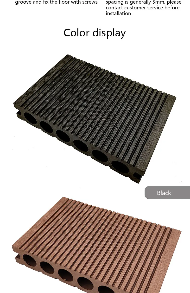 Wholesale Outdoor WPC Decking Tile Swimming Pool Piazza Plastic Wood Flooring in China