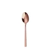 Cucchiaio da Dessert con Manico Quadrato in Oro Rosa