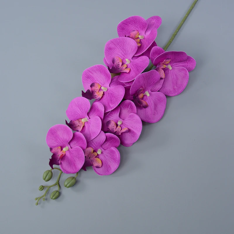 Wholesale Artificial Orchids 9 Heads Real Touch Butterfly Orchid 3d