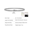 3.5mm Moissanite Bracelet + GRA Certificate