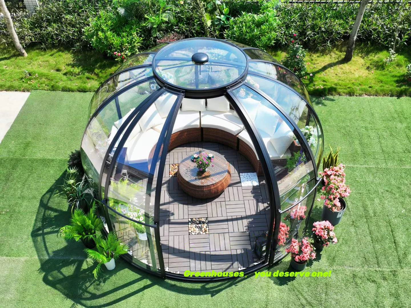 Prefab Sunrooms Dome Star View Outdoor Transparent Dome House And Pc