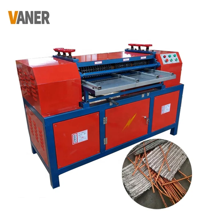 V-1200P Fully Automatic Scrap Air Conditioner Radiator Recycling Line Copper Aluminum Separator Plant Radiator