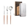 Cuchillo/tenedor/cuchara_plata+oro rosa