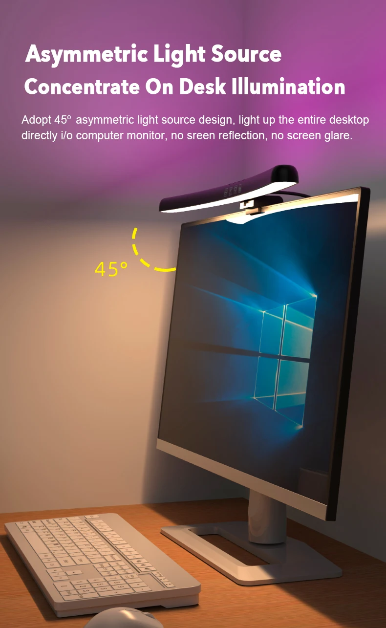 Thumbnail of 43 Inch Computer Backlight Rgb Monitor Reading Light Bar Dimming Curved Screen Lamp Hanging Gaming Light Bar With Usb - Buy Curved Screen Hanging Light,Curved Screen Monitor Light,Screen Light Bar...