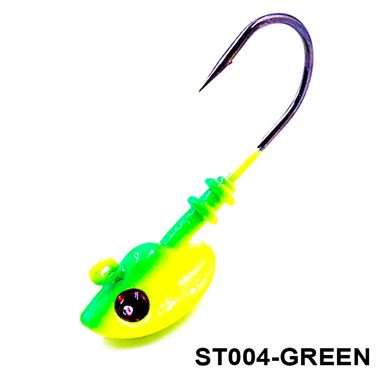 10 Hameçons Leurre Pêche Anguille – Longue Tige, Décalés, Type Pieuvre, Avec Tube Silicone