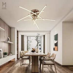 MEIYUN Contemporary Interior Decorative Aluminum Modern LED Ceiling Lamp for Bedroom