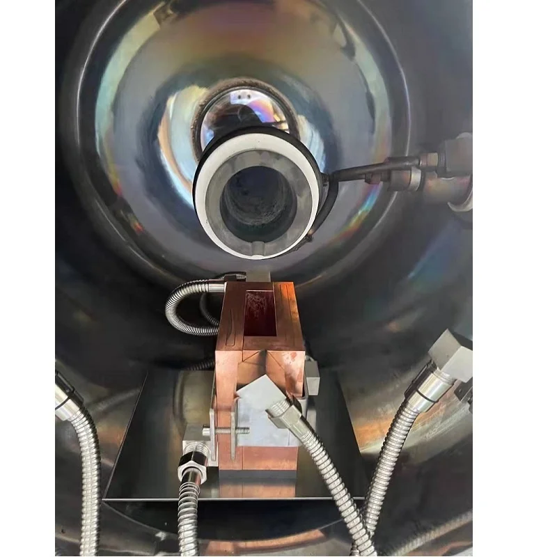 Double-layer Water-cooling Structure Vacuum Induction Furnace Automatic Slag Removal System for Battery Production