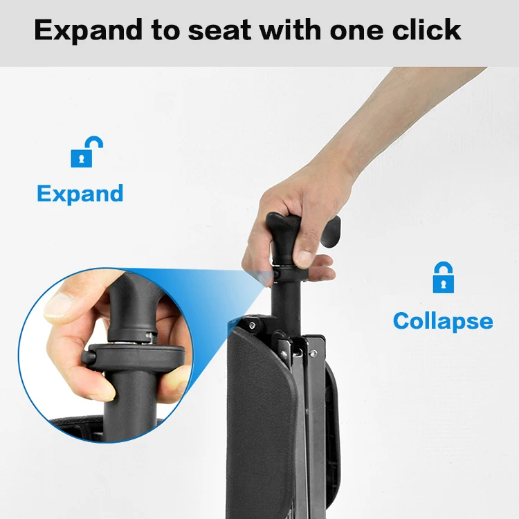 High Grade New Design Foldable Crutch Stool Multifunctional Antiskid