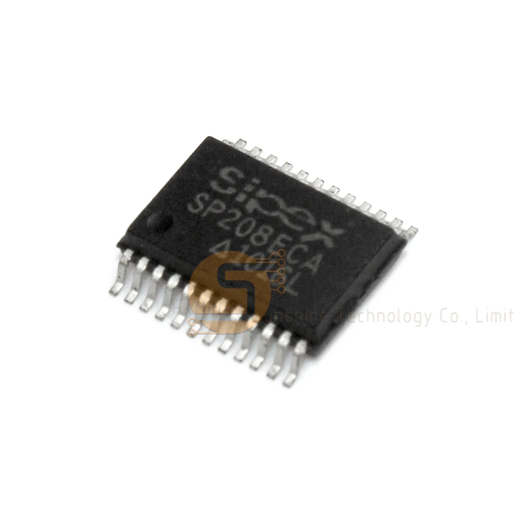 SP208ECA SSOP High-Speed RS-232 Transceiver Low Power Enhanced ESD Protection IC for Communication Interfaces