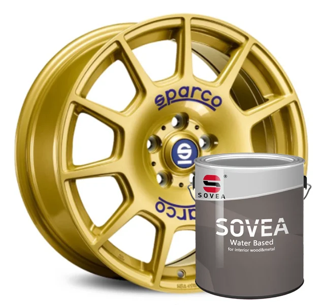 Advanced Water-Based Custom Wheel Hub Coating Scratch-Wear-Weather Resistant Metal Paint Low Emission Durable Peel-Resistant