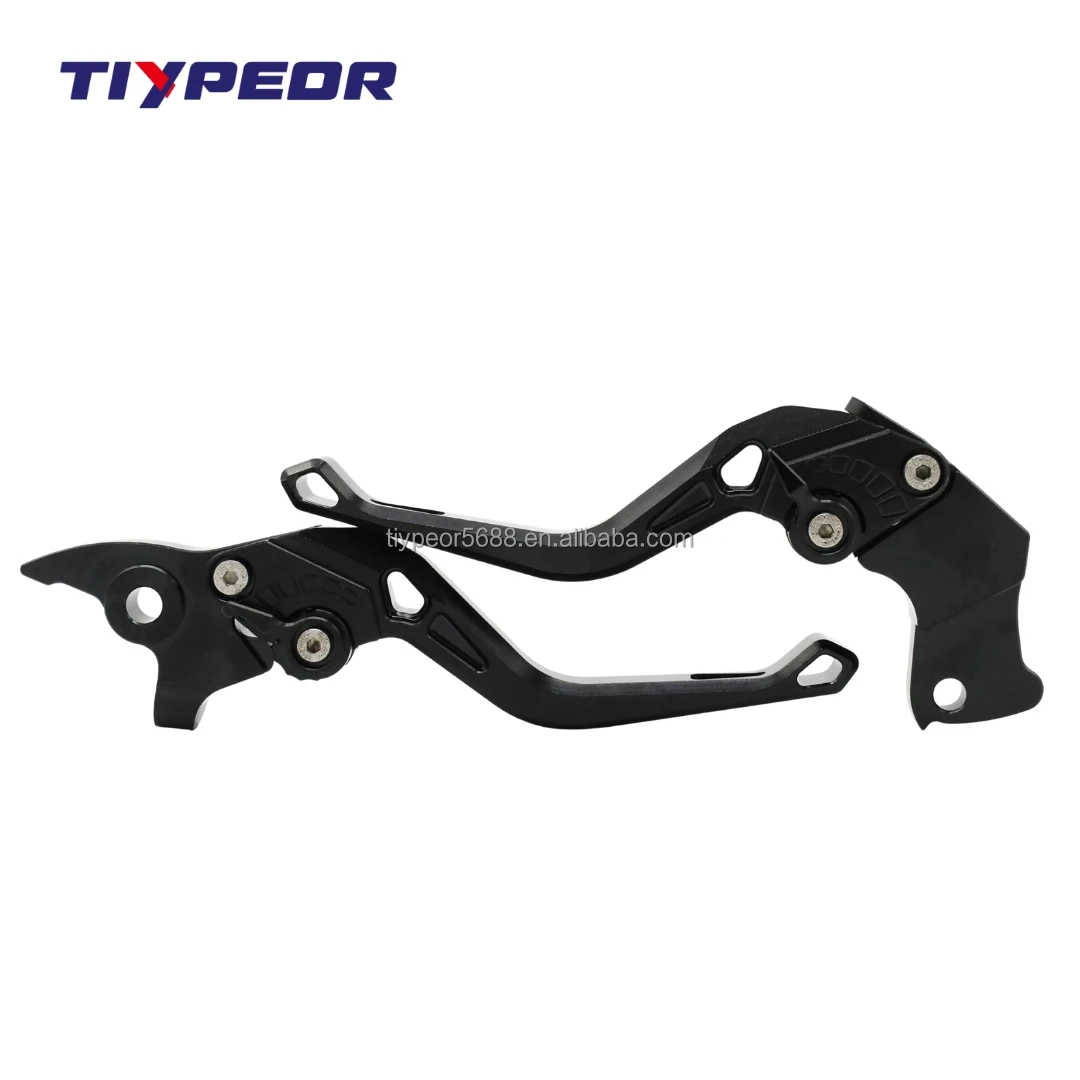 product tiypeor motorcycle cnc aluminum universal multi gear adjustable brake clutch lever modification motorcycle handle accessories-5