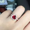 Anello in Argento Sterling 925 con Granato 45