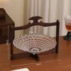 Rotating glass fruit plate E