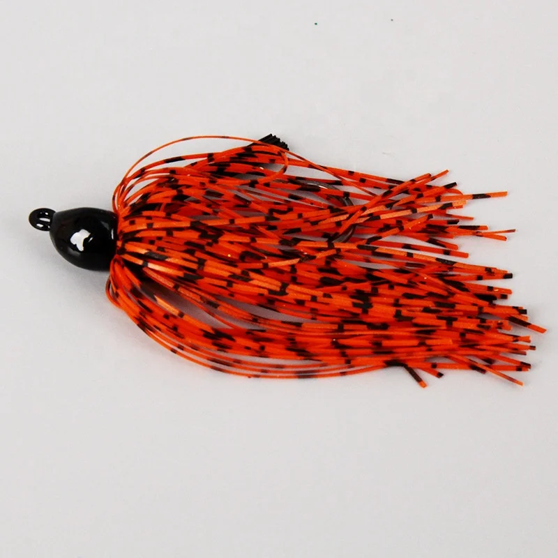 Hunthouse Colorful Rubber Spinner Bait Bass Jigs Weedless Rubber Jigs ...