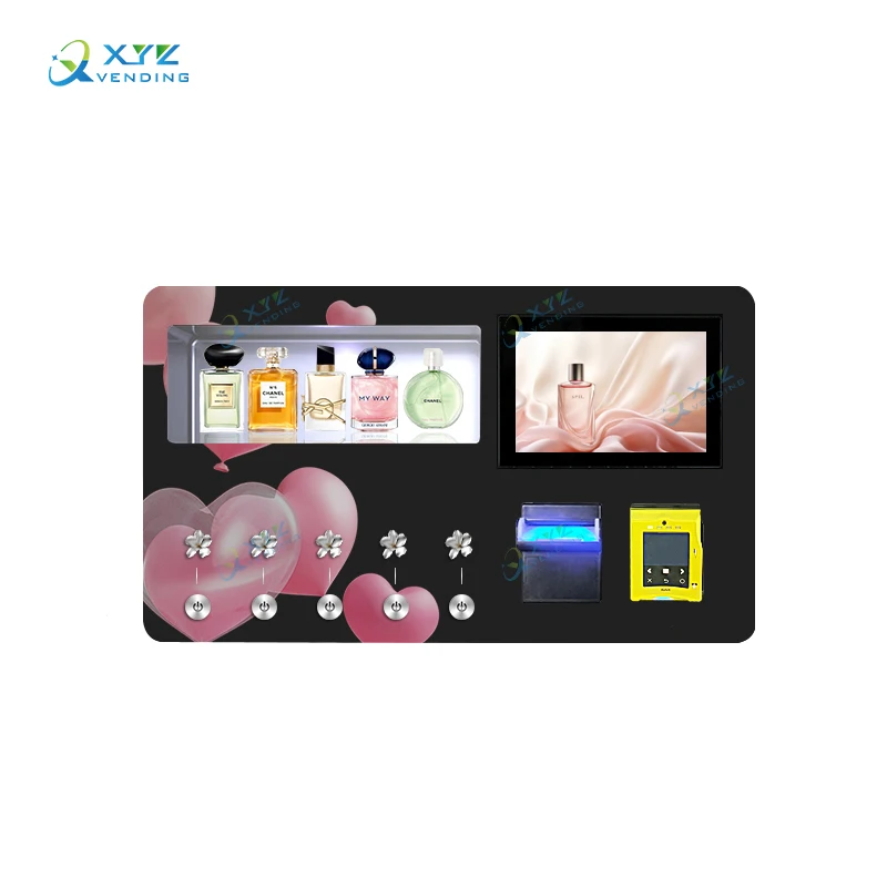 Latest Sample Wall Mounted Cologne Vending Machine XYZ Cologne and Perfume Vending Machine