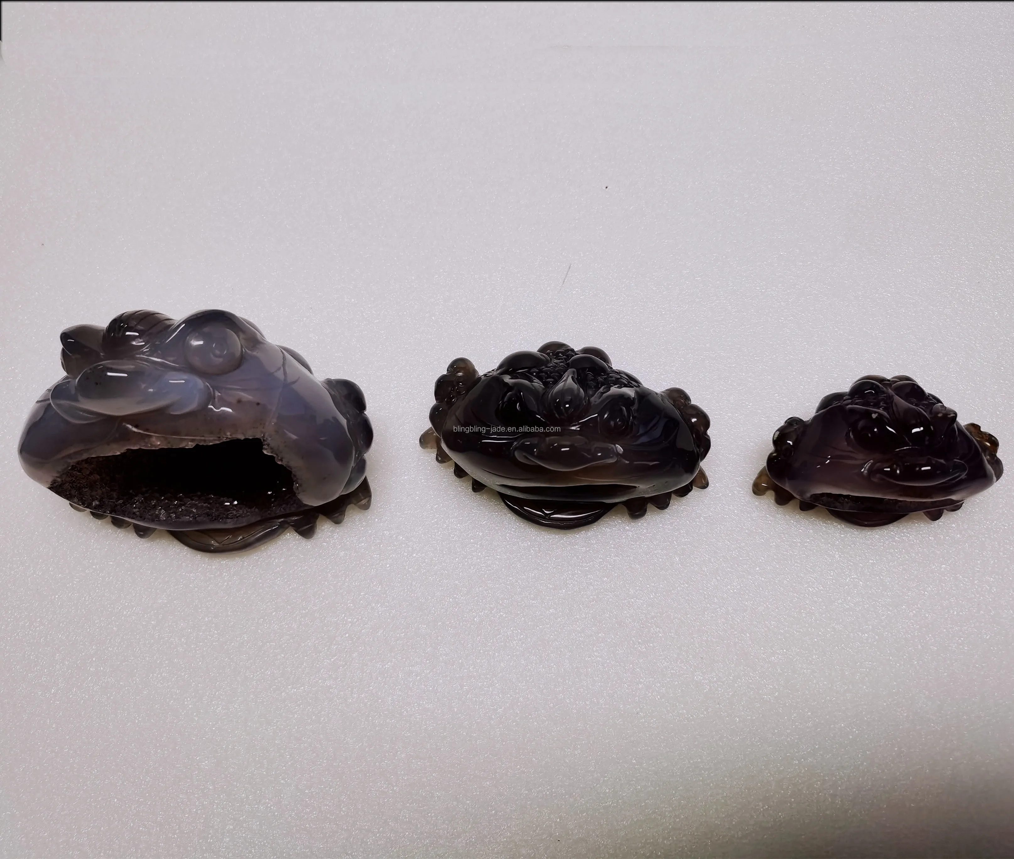 Carving Money Agate Geode Lucky Crystal Feng Shui Natural Home