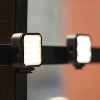 Godox LED6Bi Mini LED Video Light Fill-in Light 3200-6500K Magnetic Adsorption 3 Cold Shoe Mounts for Vlog Photography detail image