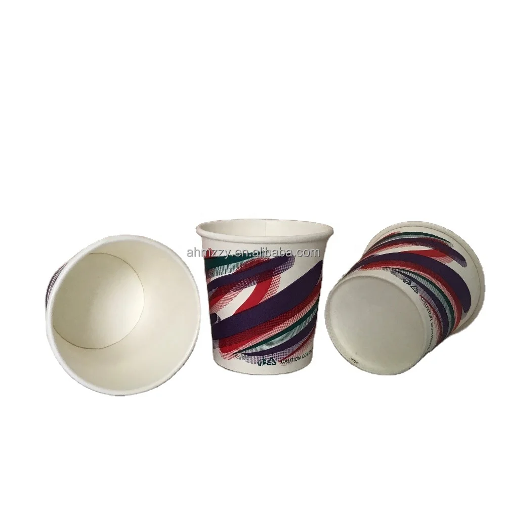 4oz 120ml Custom Logo Printing Disposable Take Away Paper Cups - Buy ...