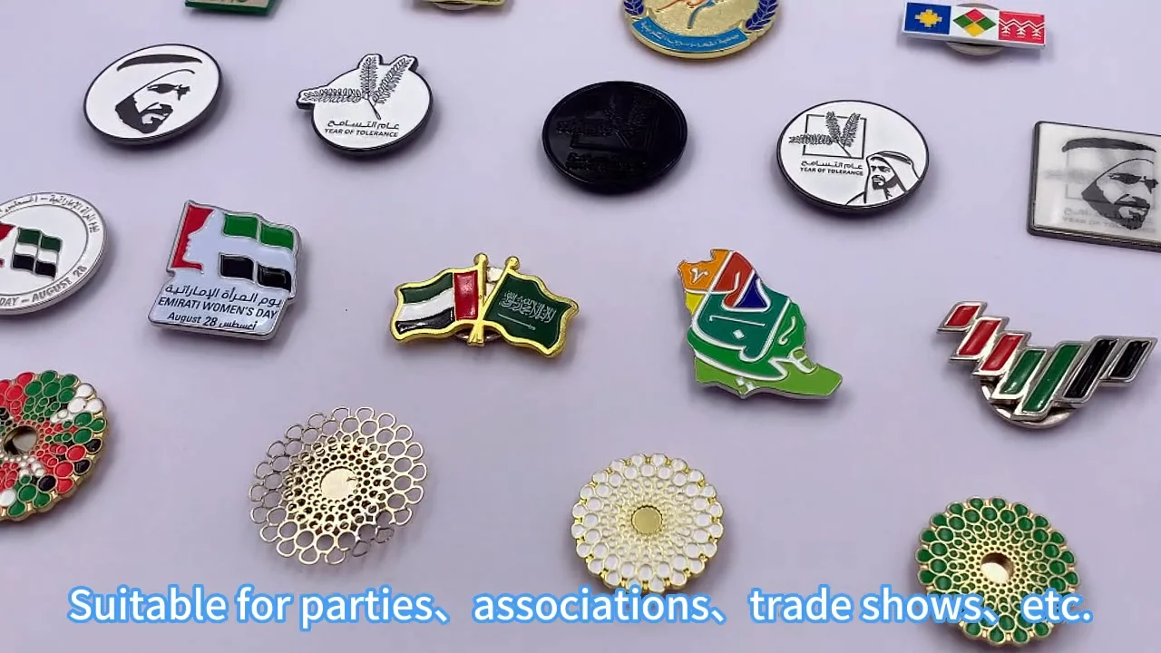 Uae Oman Chief Pin Badge Profession Custom Logos Metal Crafts Saudi