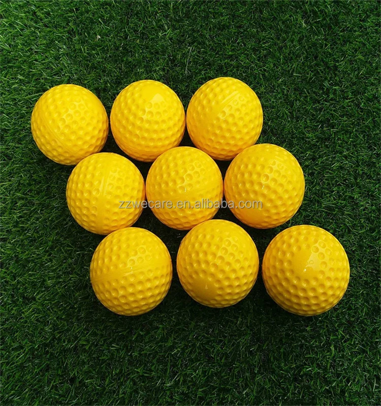 Dimpled Fielding PU Hitting Pitching Machine Baseball Practice Balls ...