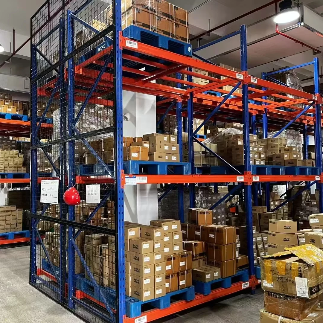 工業用倉庫パレット棚 耐荷重鋼製収納ラック 商品用セレクティブパレットラック 工場卸売