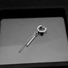 E026-Silver 1 (there are ear holes earring)