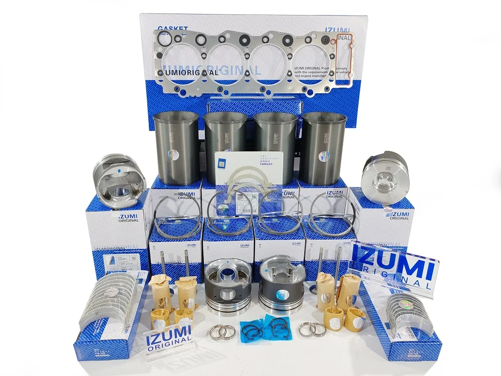 IZUMI original engine rebuild kit 4HF1 IZUMI liner kit 4HG1 4HE1 4HG1 4HL1 4JB1 4JG2 full repair kit for ISUZU excavator truck factory