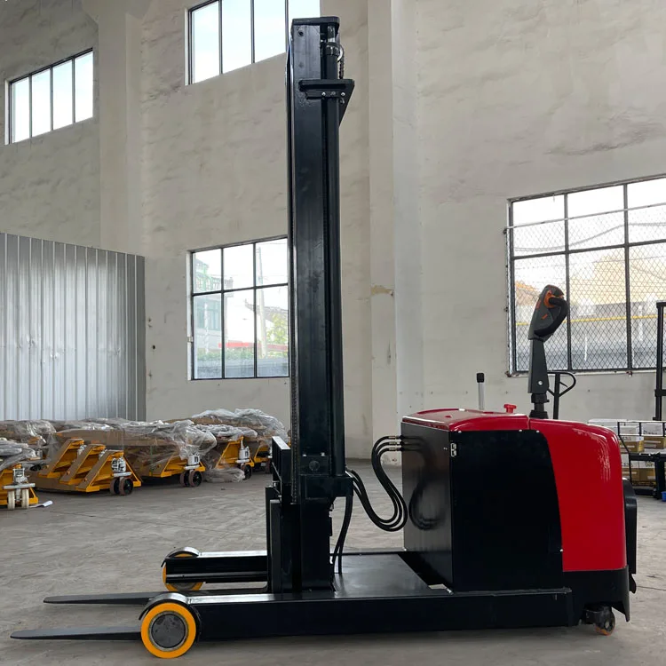Self Loading Stacker 500kg 700kg 1 Ton Electric Pallet Truck Hydraulic Lifter Portable Electric Stacker for Car
