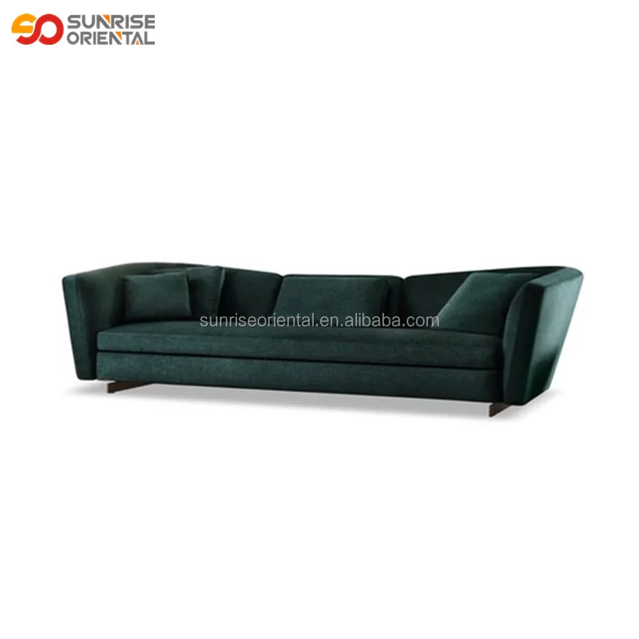 Современный синий бархатный диван chesterfield