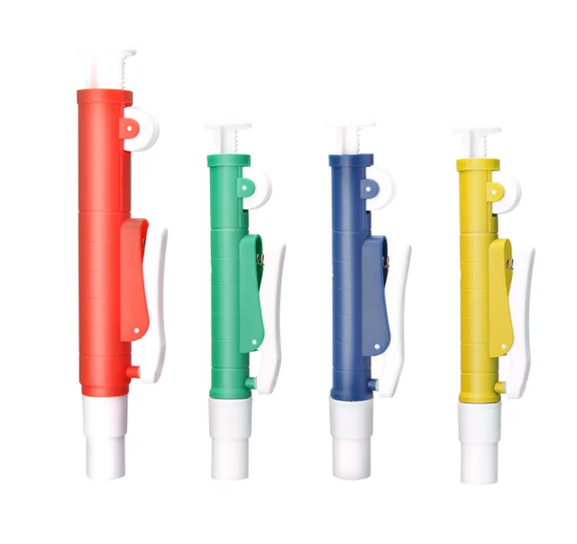 High Quality Laboratory Pipette Pump with Four Colors 2ml/5ml/10ml/25ml Support OEM
