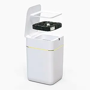 Automatic Trash Can, 4 Gallon Self Sealing and Self-Changing Smart Trash Can details