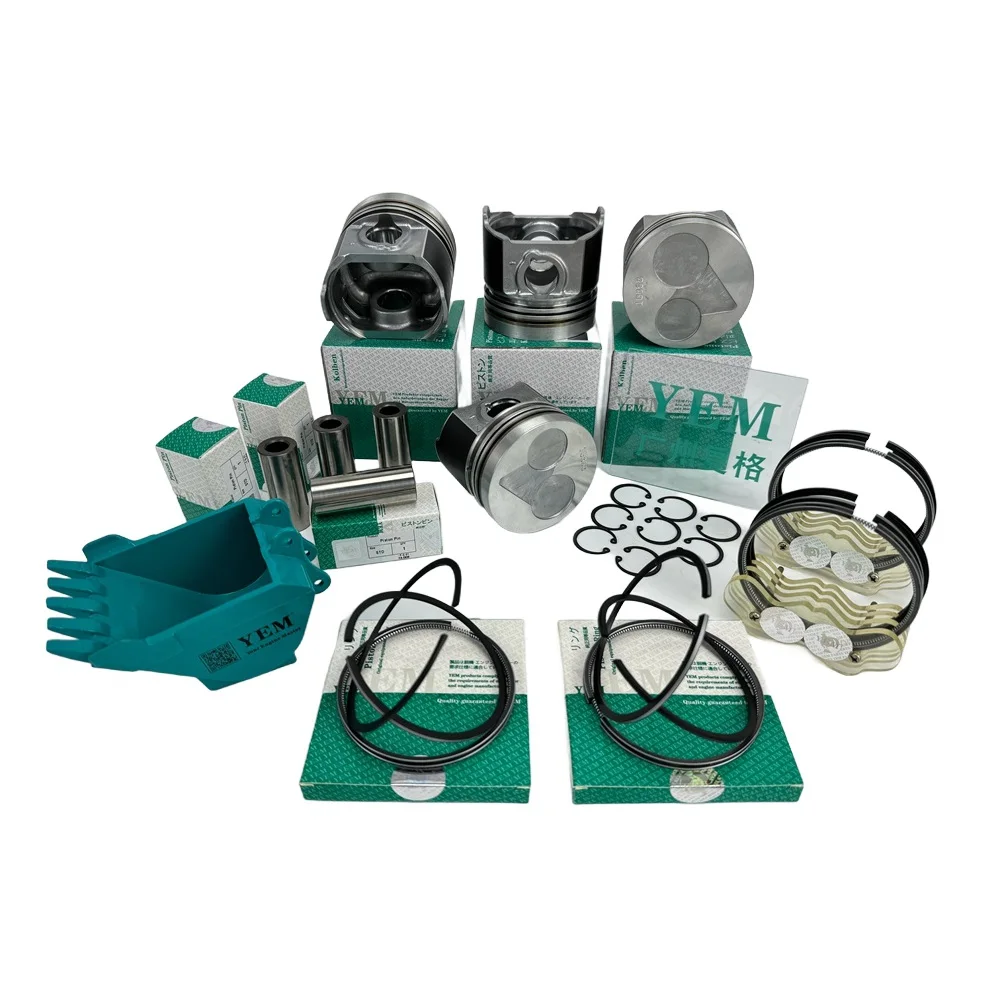 Piston Kit K4F K4H K4M K4N Mahlae Piston for Mitsubishi Standard Size Engine Parts