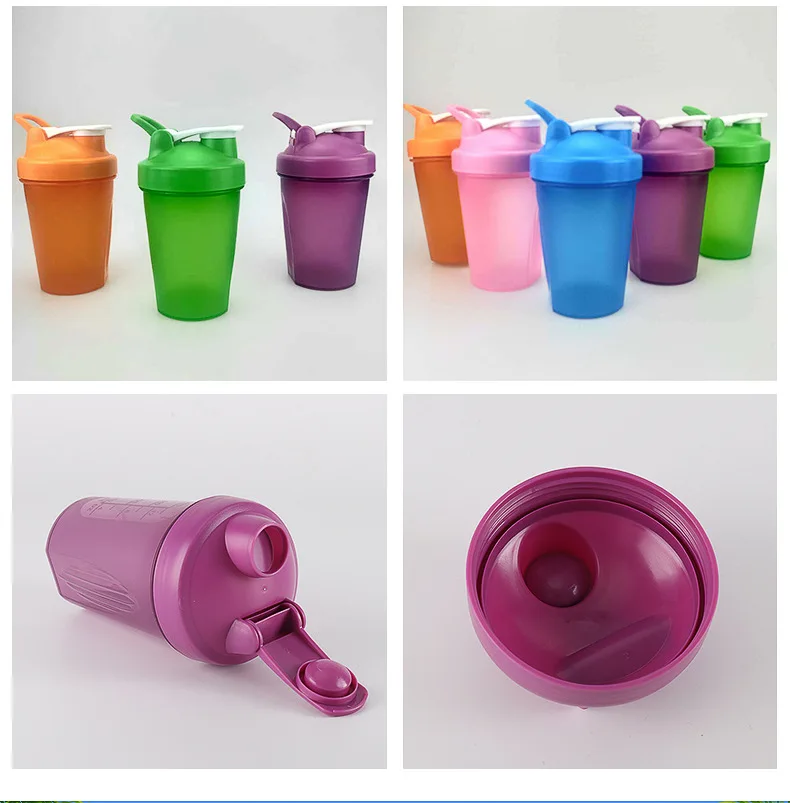 Wholesale Custom Protein Shaker Bottle With Ball Plastic Sport