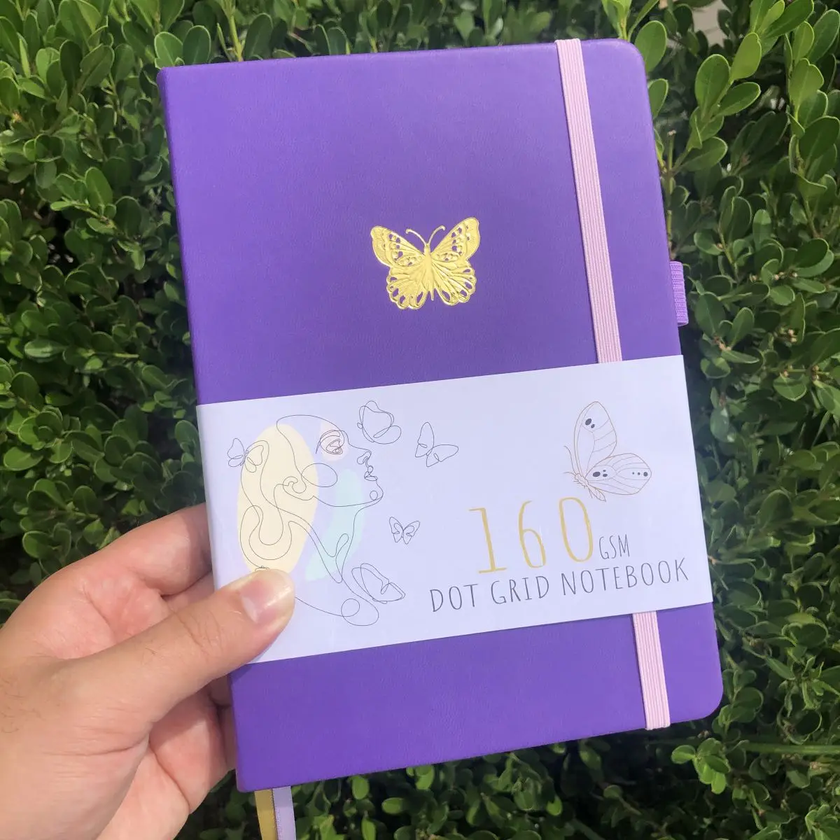 Butterfly A5 Dotted Notebook