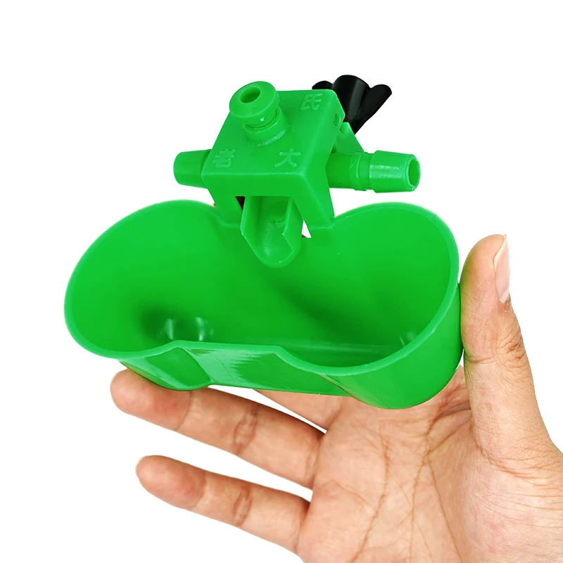 Double Water Drinker Cup for Pigeons Quails Birds Automatic Cage Fountain Drink Bowls
