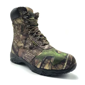 Cross-Border Camouflage High-Top Tactical Training Boots Height Increasing Unisex Water-Resistant Outdoor Trekking Hiking