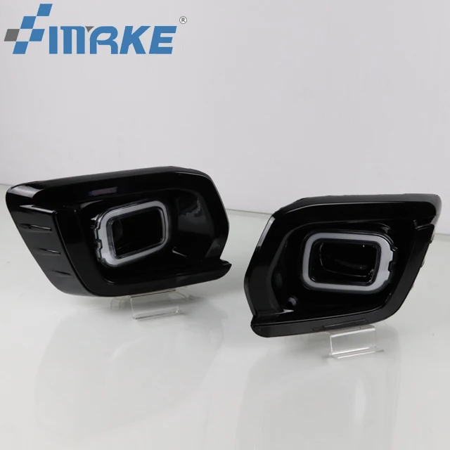 Smrke LED DRL for Ford Ranger Wildtrak 2019 2020 Daytime Running Light Fog Lamp with Turn Signal
