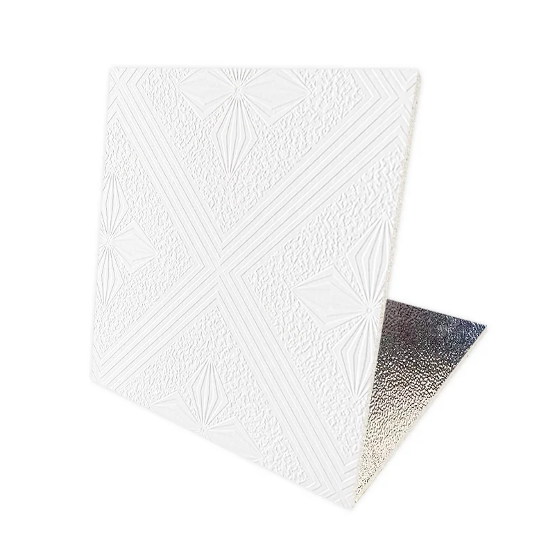 KENTE Modern 2x2 PVC Gypsum Board Ceiling Panel Waterproof and Fireproof Grid False Ceiling Tile Design