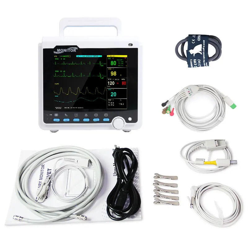 Contec Cms6000vet Veterinary Patient Monitor Pet Dog Cat Vital Sign ...