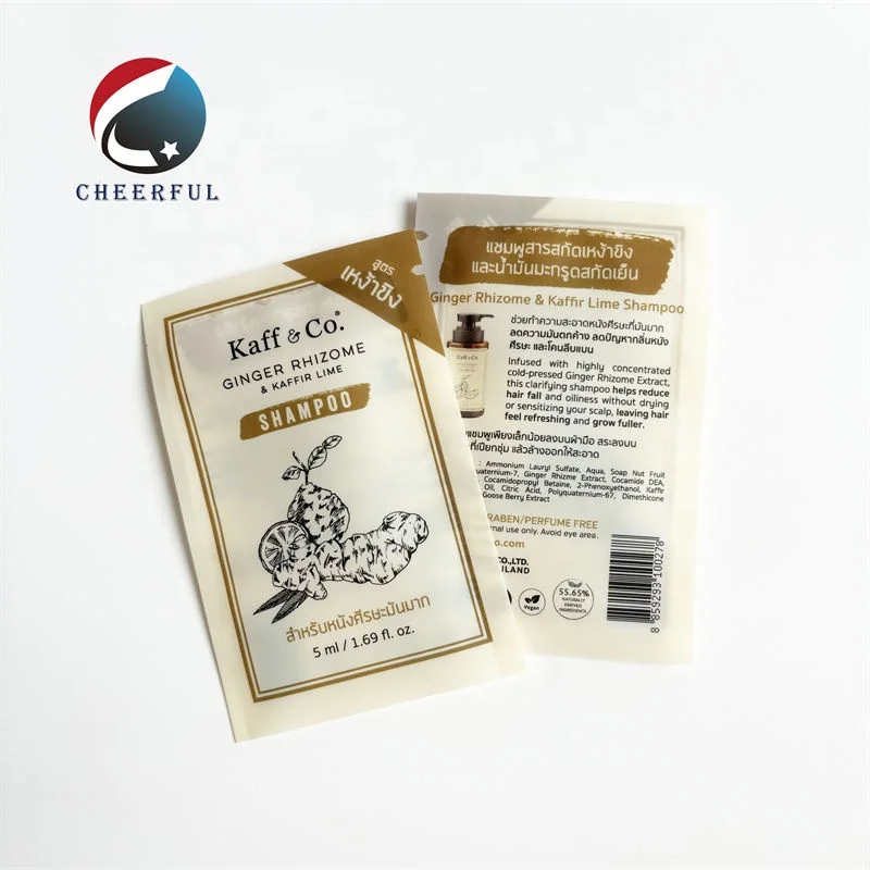 Disposable 10ml Sachet Shampoo Customized Hotel Shampoo in Small Sachet