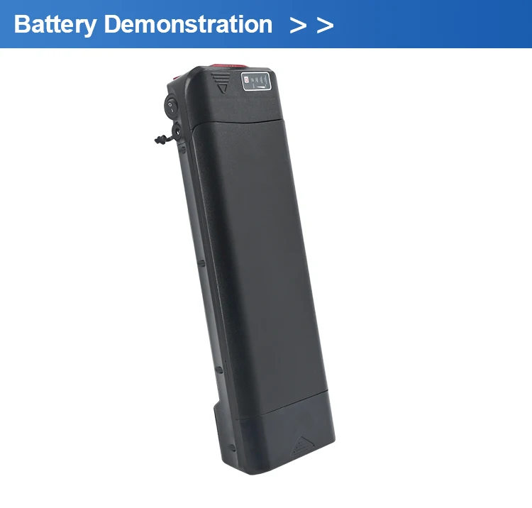36 Volt 48V10Ah 20Ah Rear Rack Rechargeable Lithium Ion Battery 500W ...