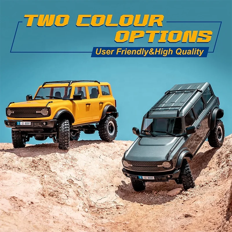 EAZYRC 4X4 1:18 Bronx RTR RC Rock Crawler - High Traction