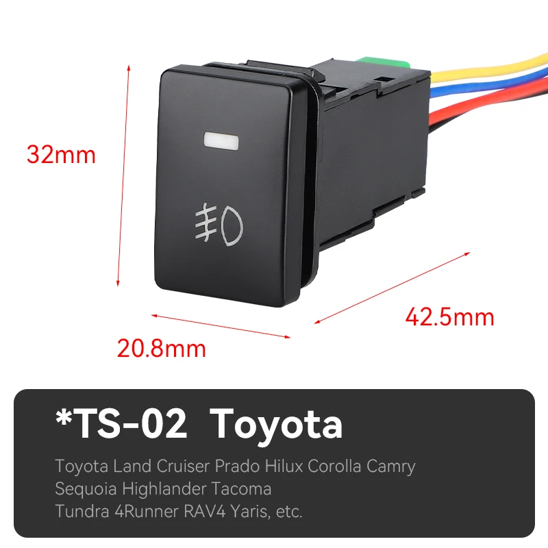 Youliang Custom Fog Light Rocker Switch Replace Og Lights Switch
